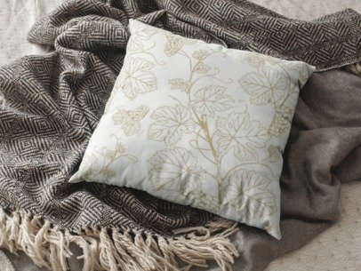 Decorative Vines Square Pillow - Hearth Home & Living