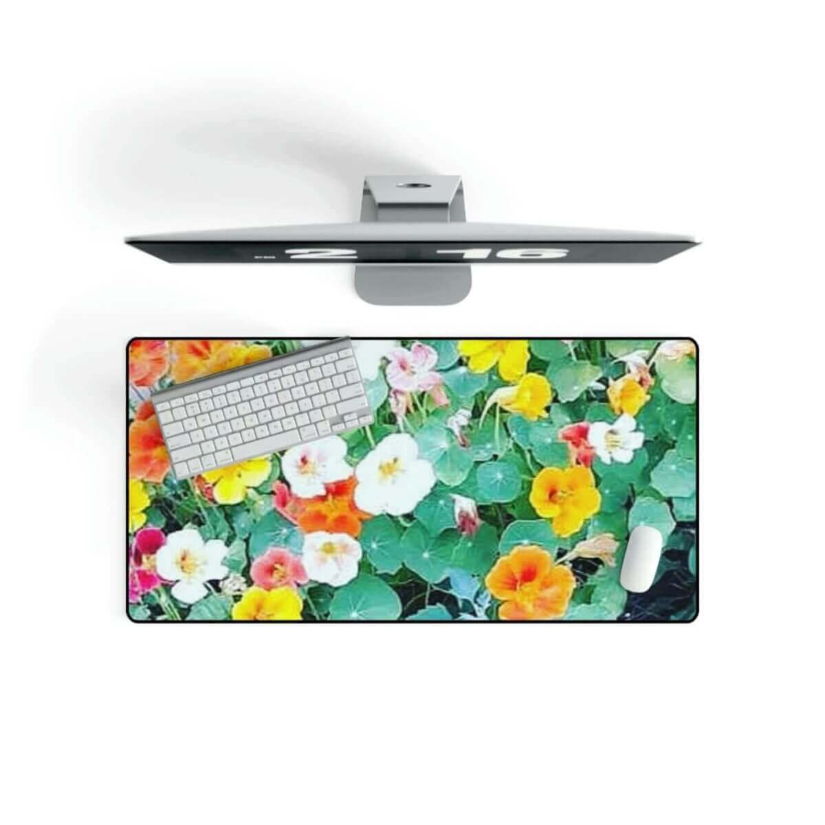 Desk Mat, Optical Mouse Compatible - Garden Collection - Hearth Home & Living