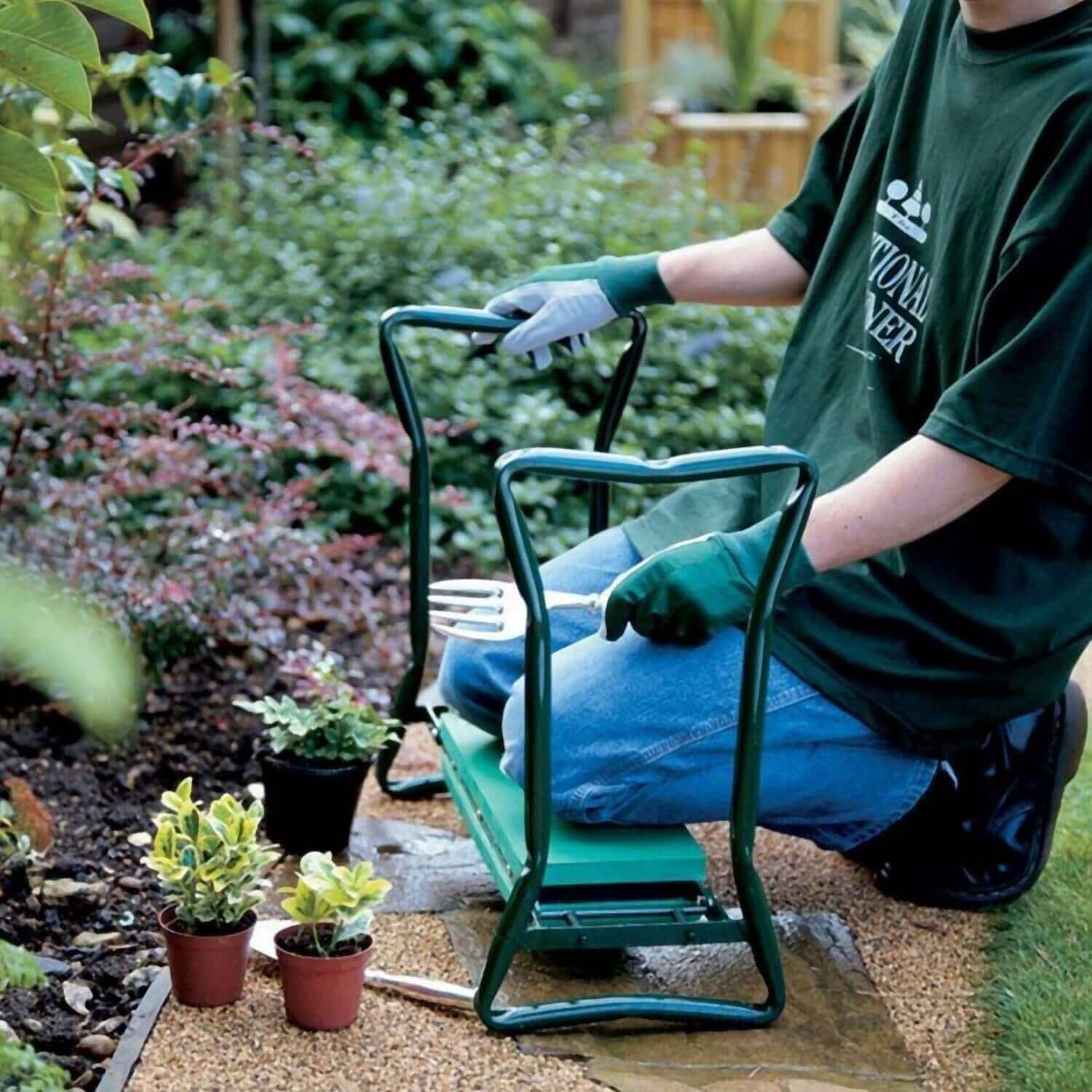 Foldable Garden Kneeler and Seat - 5