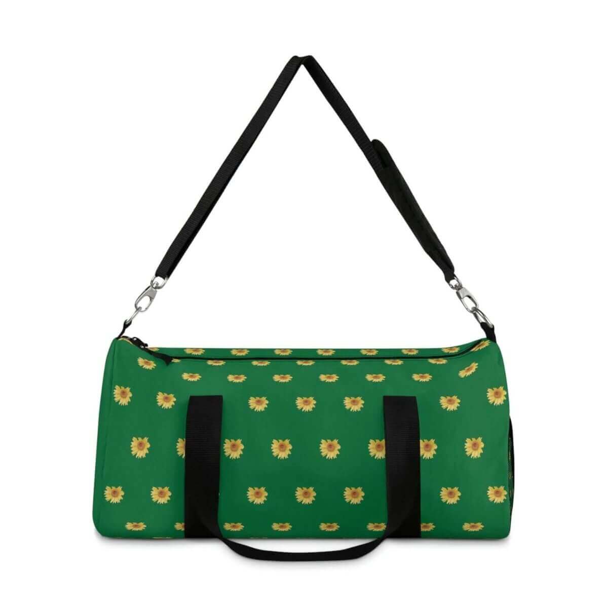 Duffel Bag - Green Sunny Sunflower Design - Hearth Home & Living