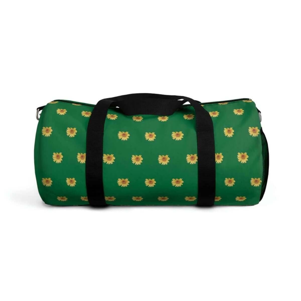 Duffel Bag - Green Sunny Sunflower Design - Hearth Home & Living