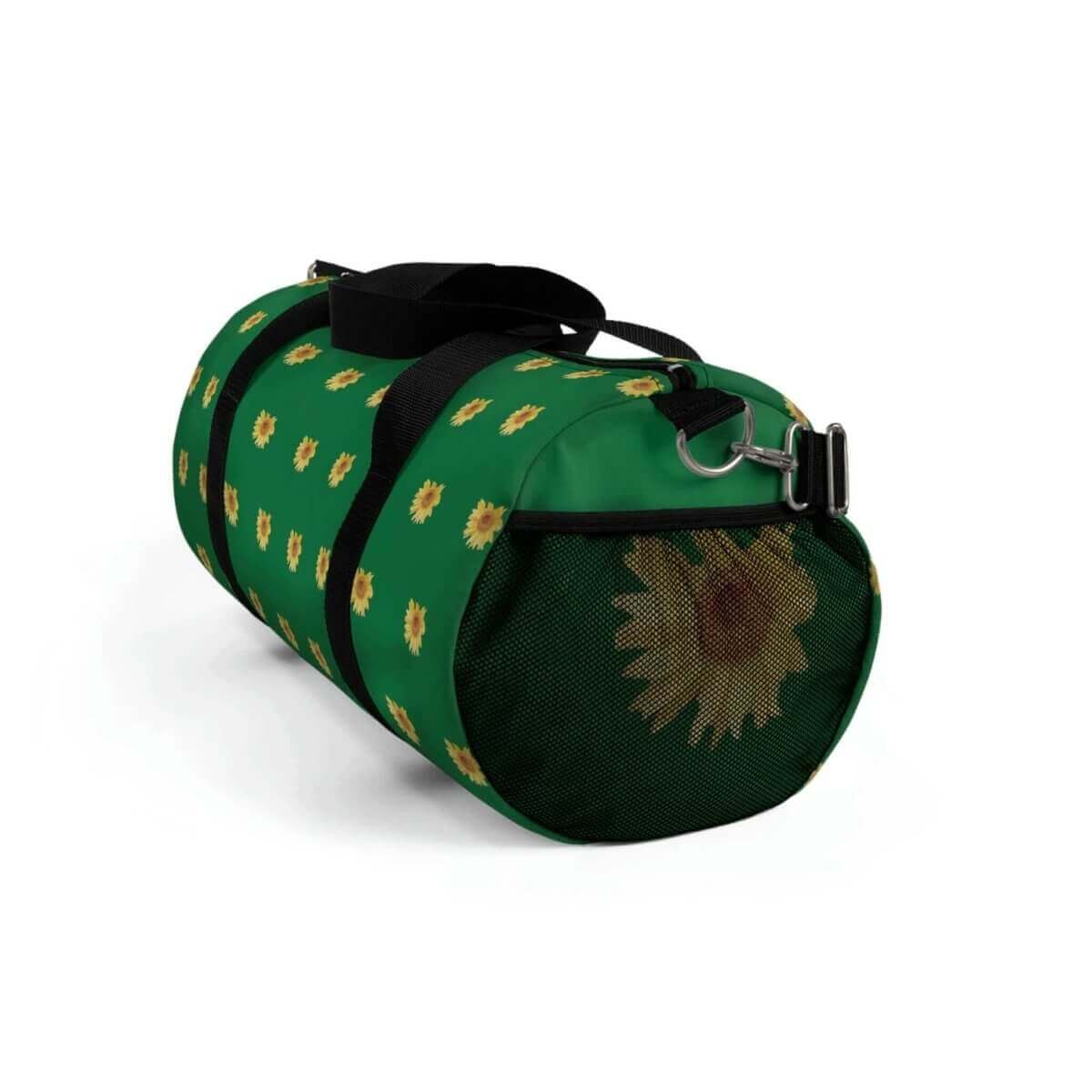 Duffel Bag - Green Sunny Sunflower Design - Hearth Home & Living