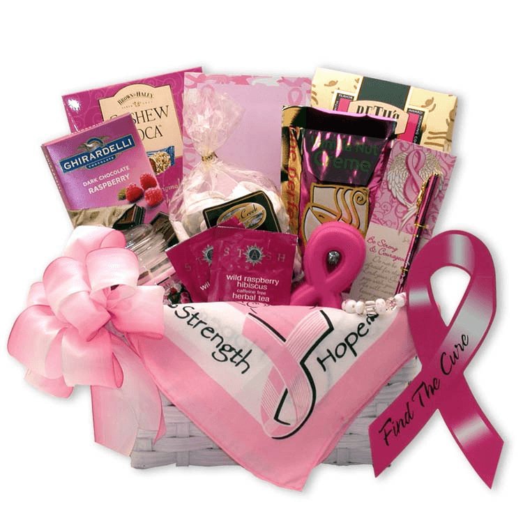 Find A Cure Breast Cancer Gift Basket - Hearth Home & Living