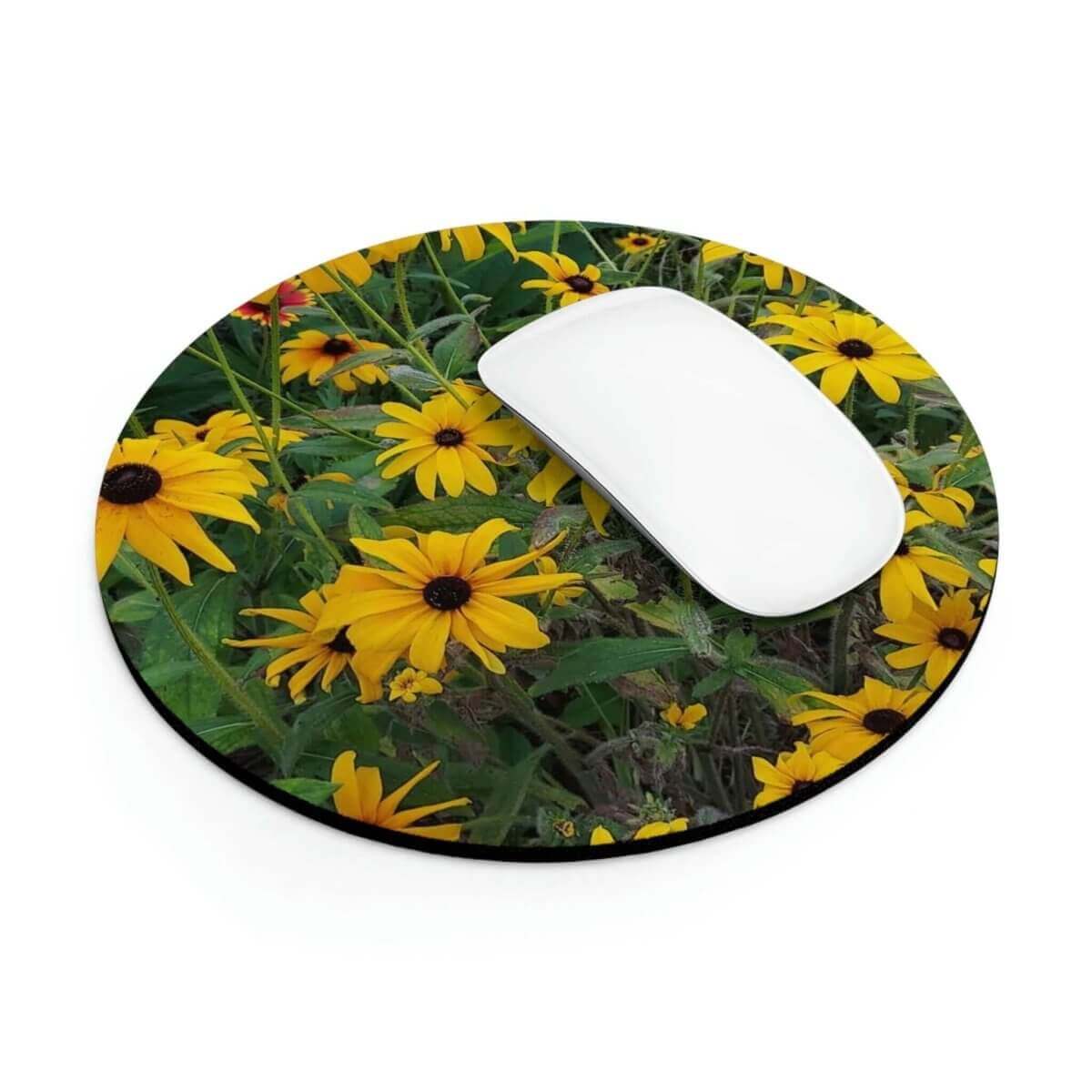 Floral Mouse Pad - Black - eyed Susan - Hearth Home & Living