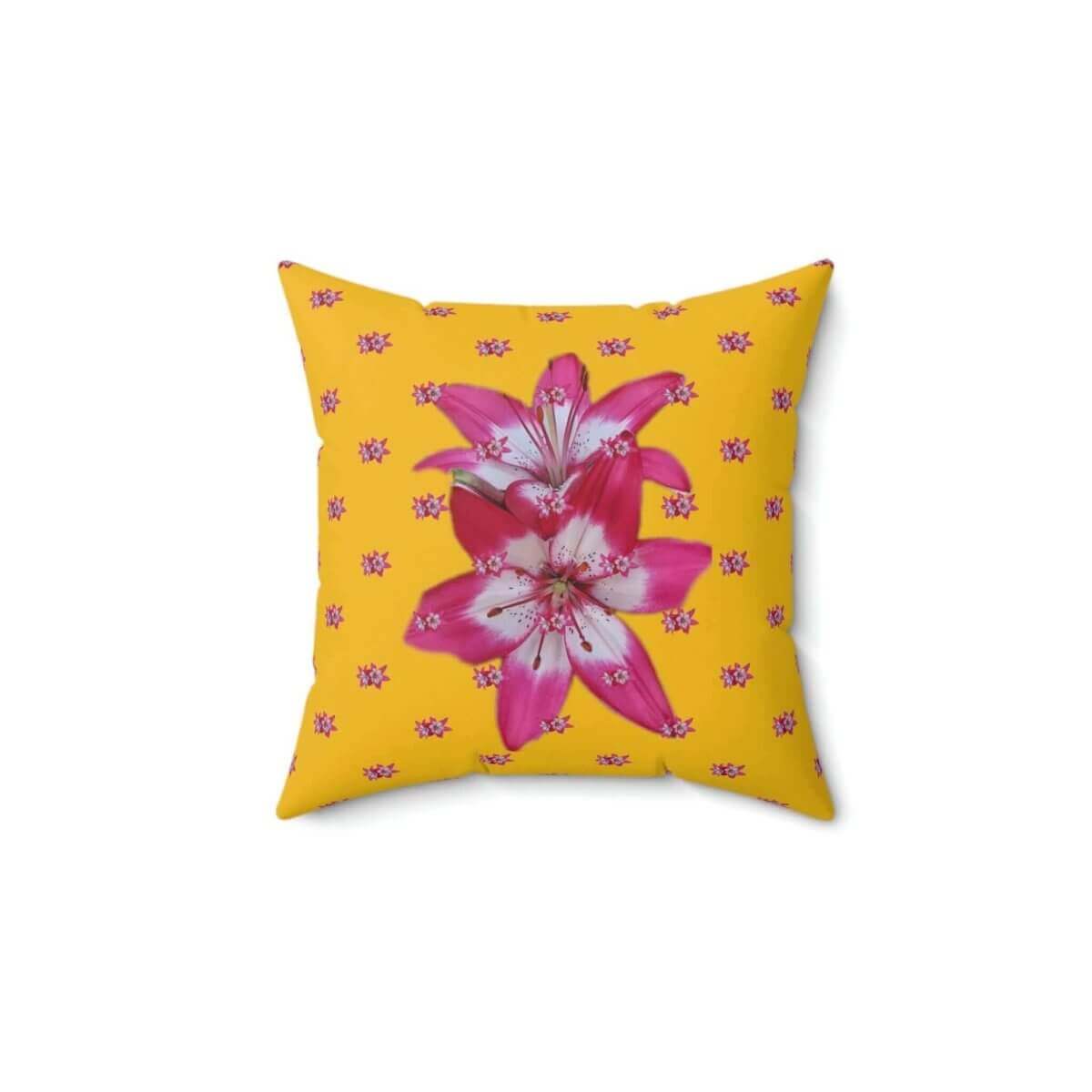 Floral Square Pillow - Hearth Home & Living