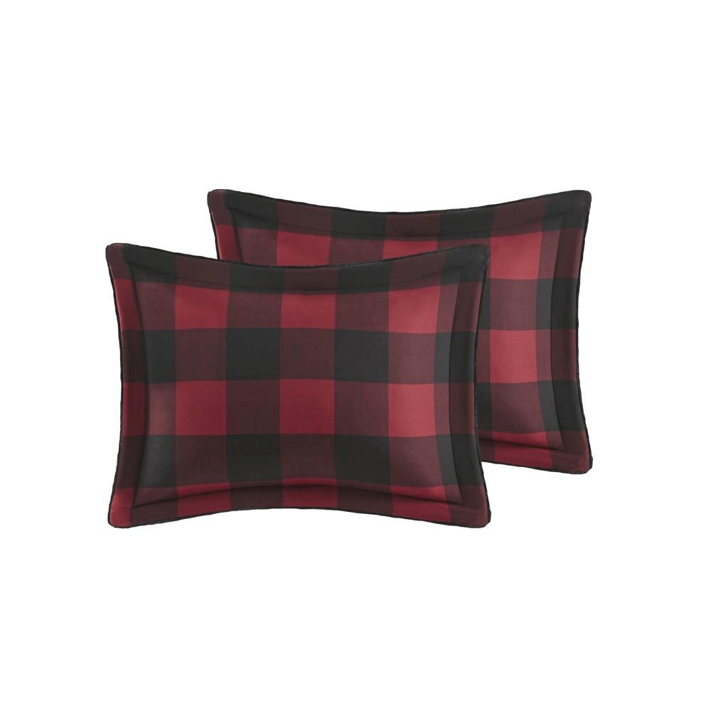 Full/Queen Down Comforter Set - Red Plaid - Hearth Home & Living