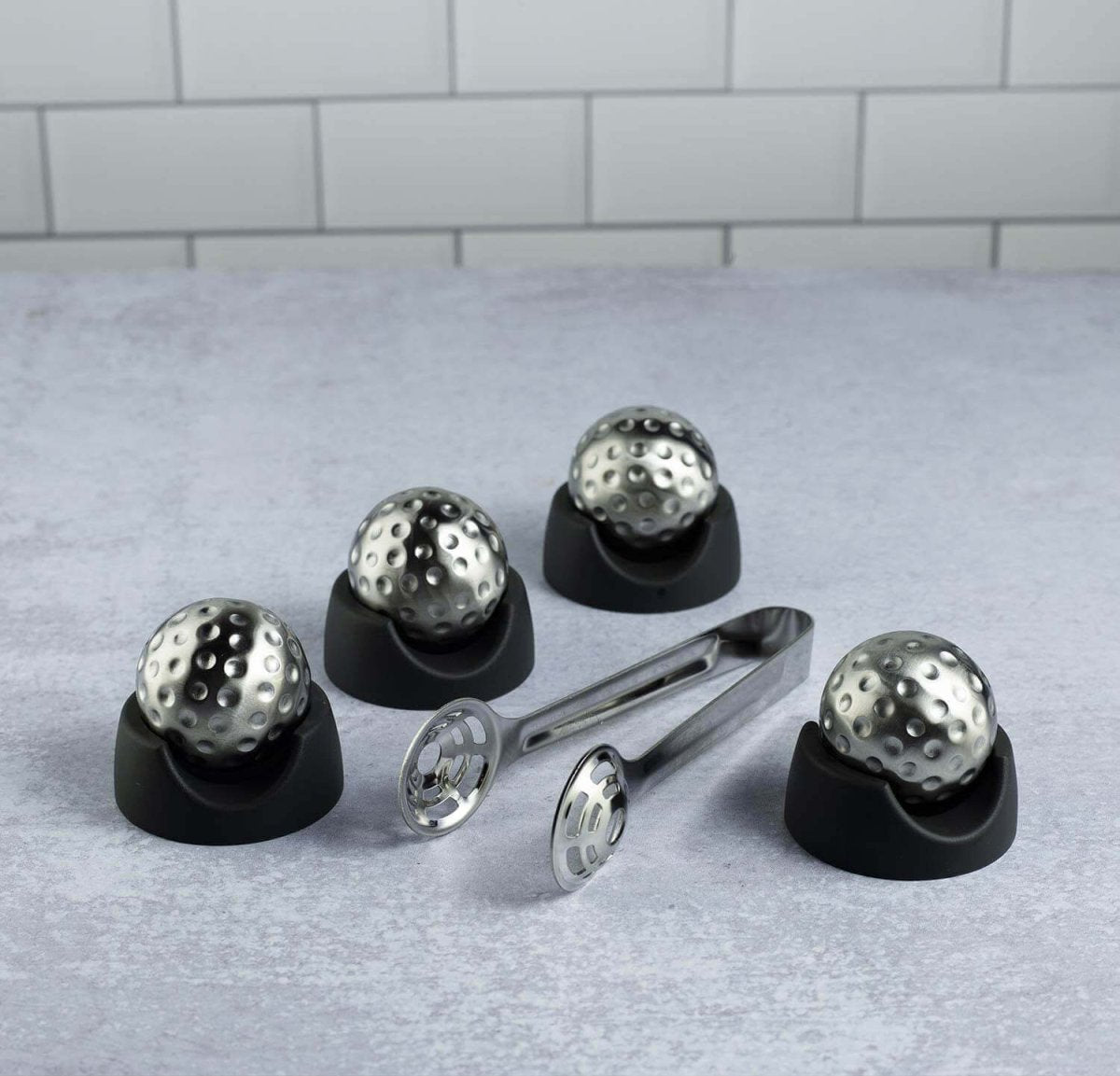 Golf Ball Stainless Steel Chilling Stones, Set of 4 - Hearth Home & Living