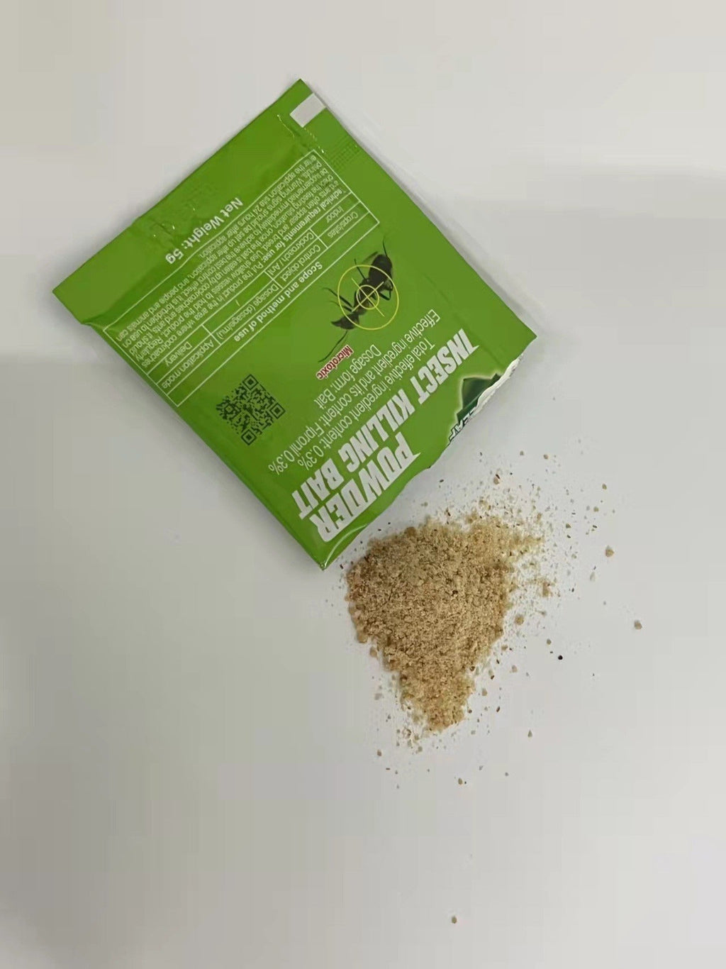 50 Sachets Ant & Roach Killer Powder – Green Leaf Killing Bait for Indoor Use