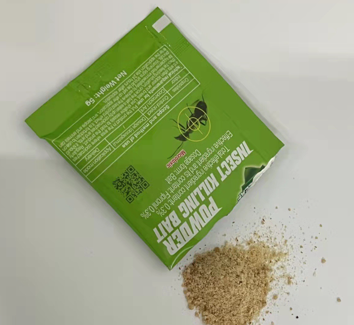 50 Sachets Ant & Roach Killer Powder – Green Leaf Killing Bait for Indoor Use