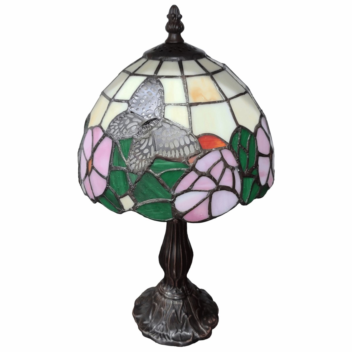 Handcrafted Tiffany Style Table Lamp - Butterfly - Hearth Home & Living