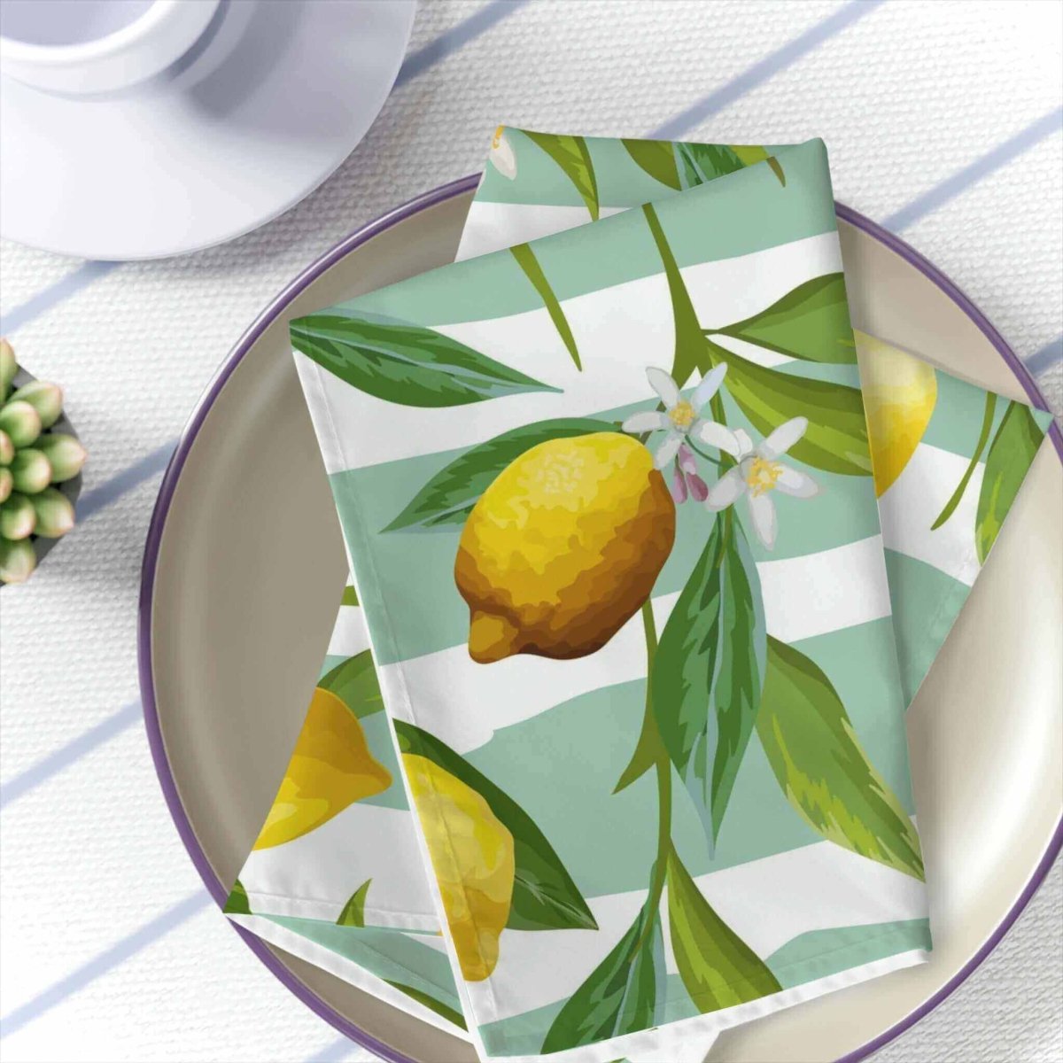 Hearth Home & Living Lemons Table Napkins (4 Pc. set) - Hearth Home & Living