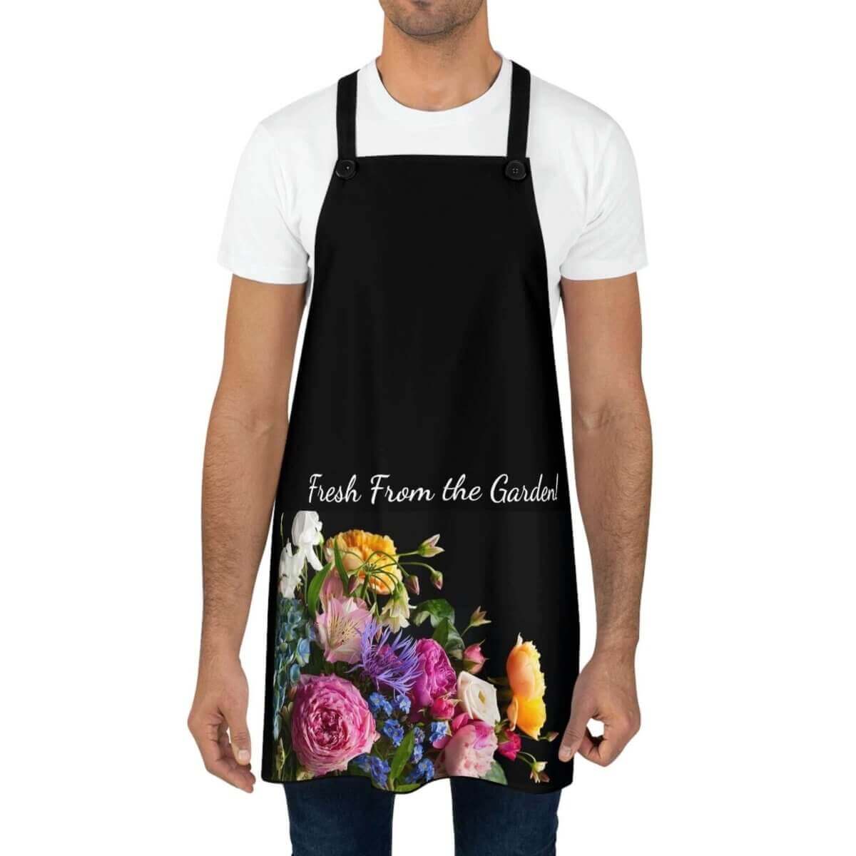 Kitchen Cooking Apron - Garden Flowers - Hearth Home & Living