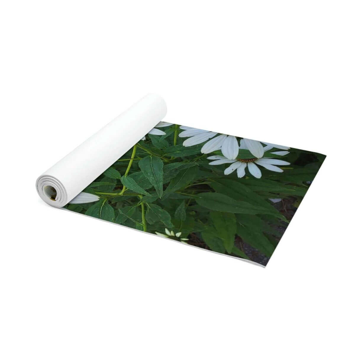 Lightweight Yoga Mat - Garden Daisies Design - Hearth Home & Living