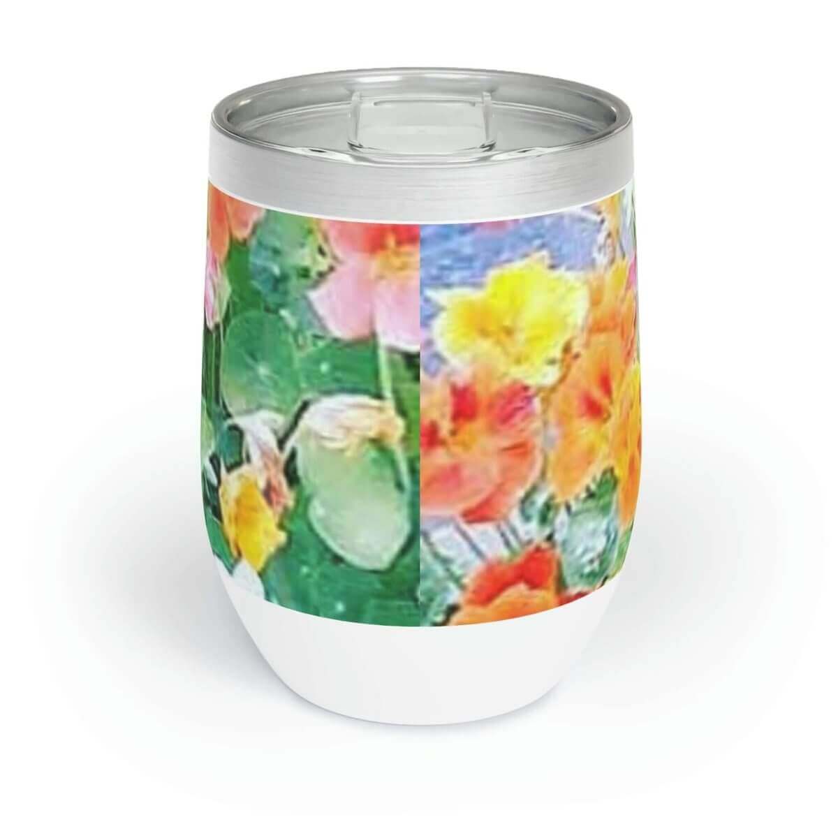 Nasturtium Chill Wine Tumbler, 12 oz. - Hearth Home & Living