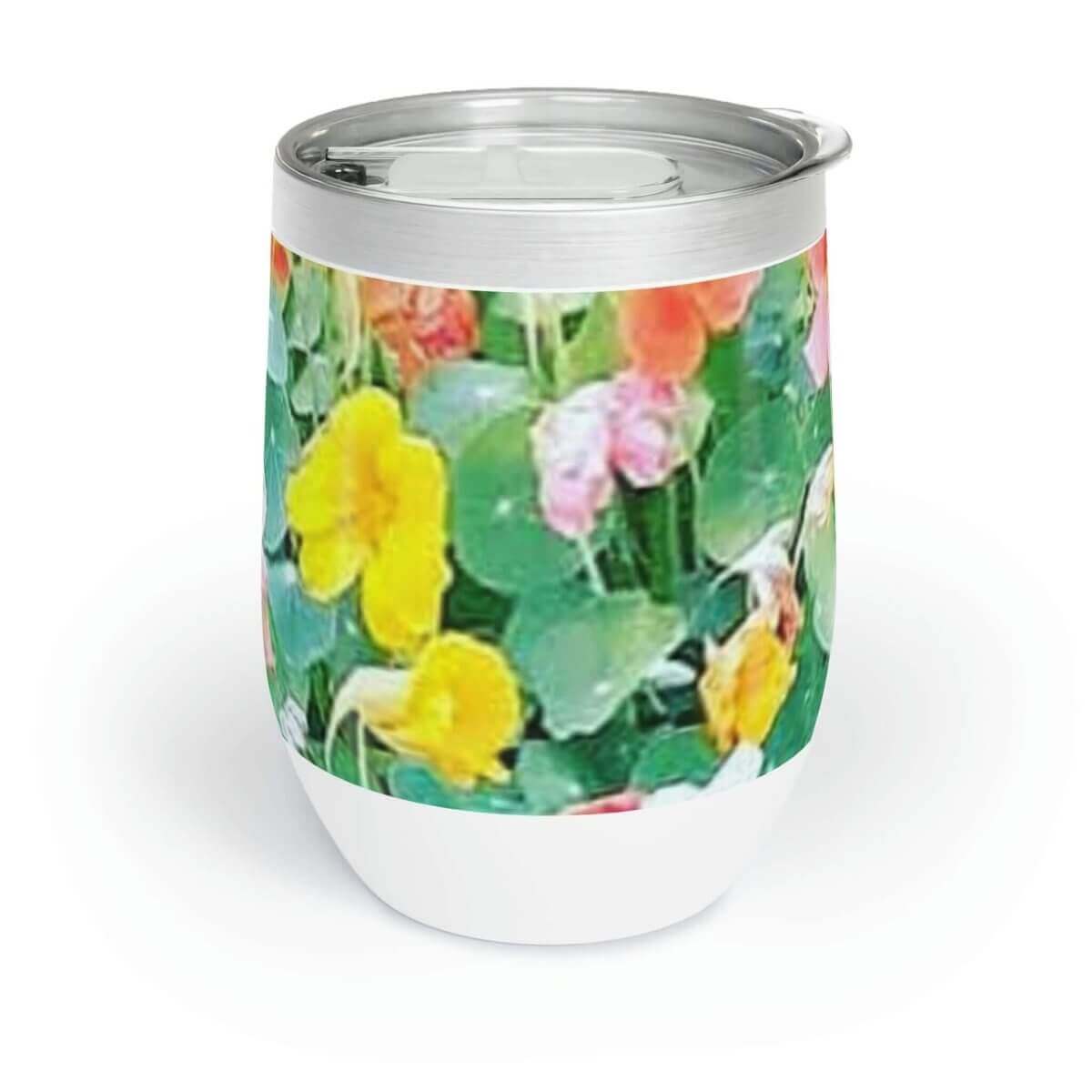 Nasturtium Chill Wine Tumbler, 12 oz. - Hearth Home & Living