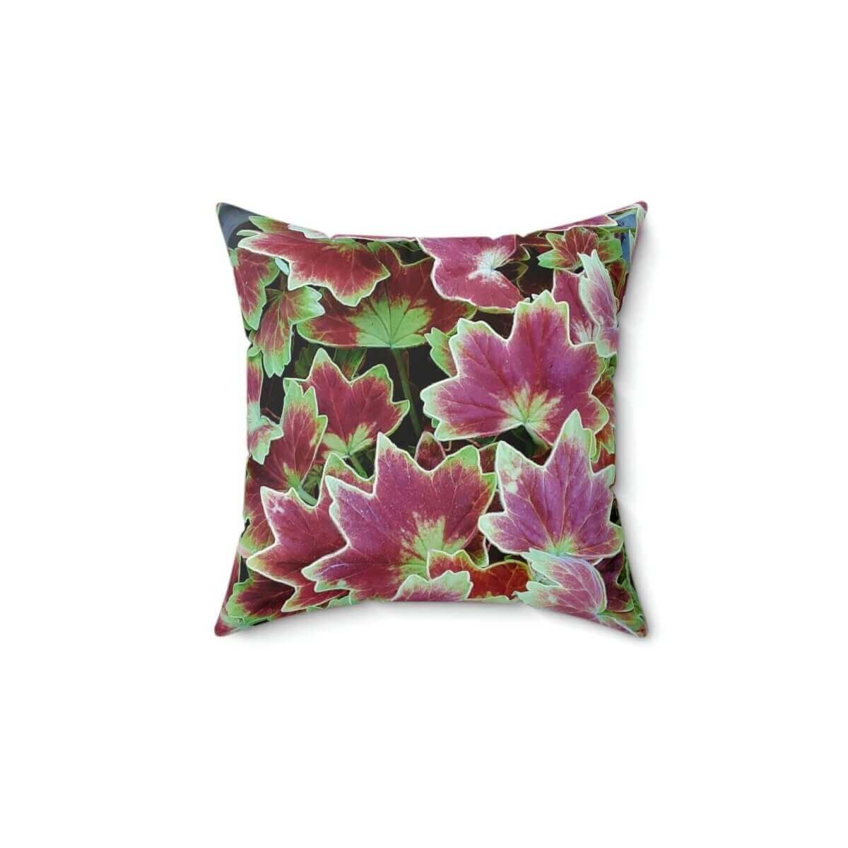 Nature Accent Pillow - Geranium Design - Hearth Home & Living