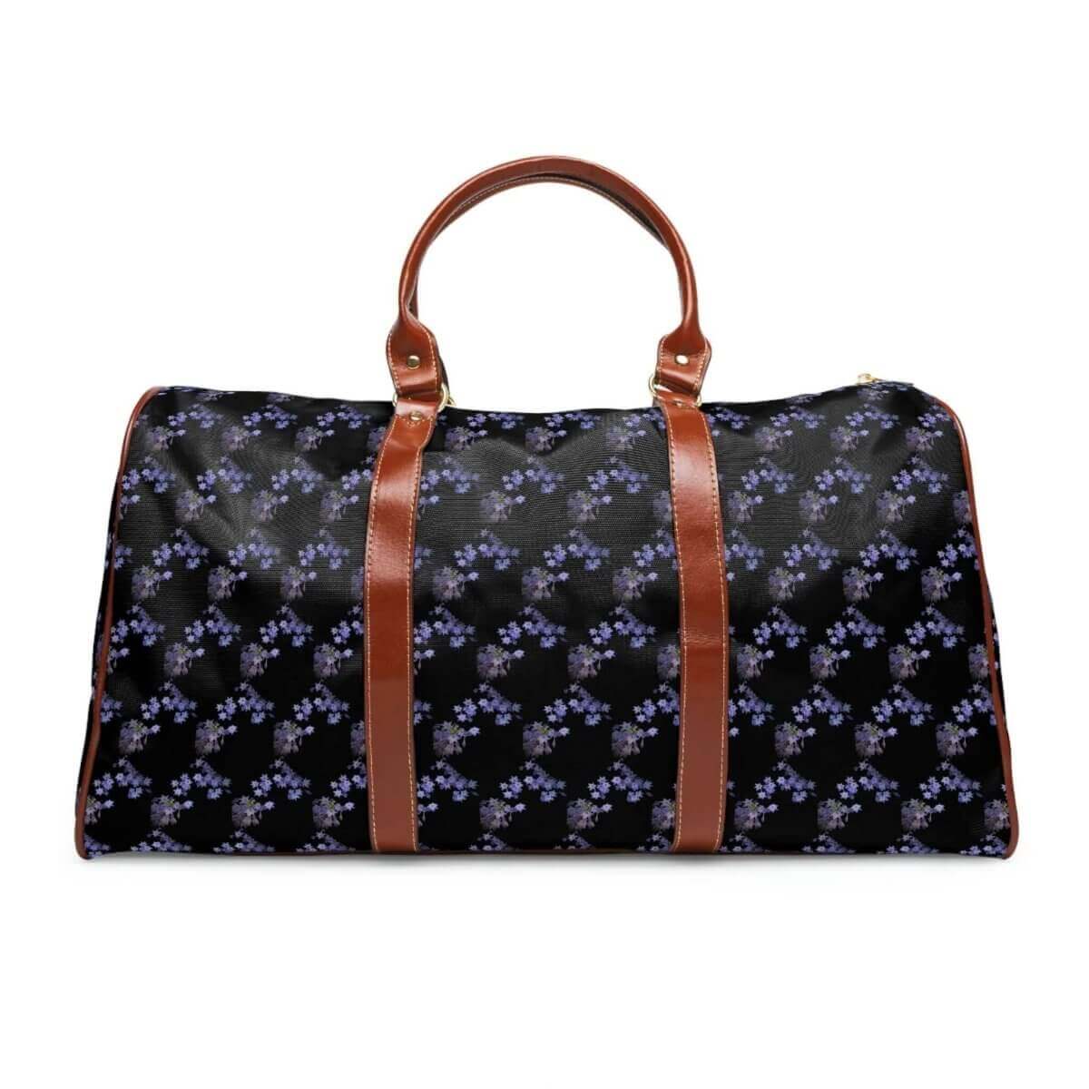 Navy Blue Floral Waterproof Travel Bag - Hearth Home & Living