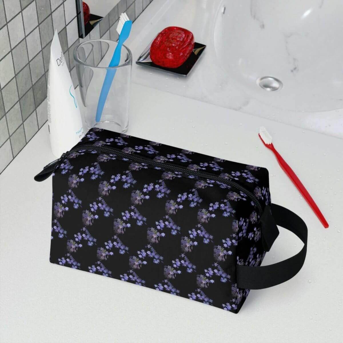 Navy Blue Toiletry Travel Bag - Hearth Home & Living