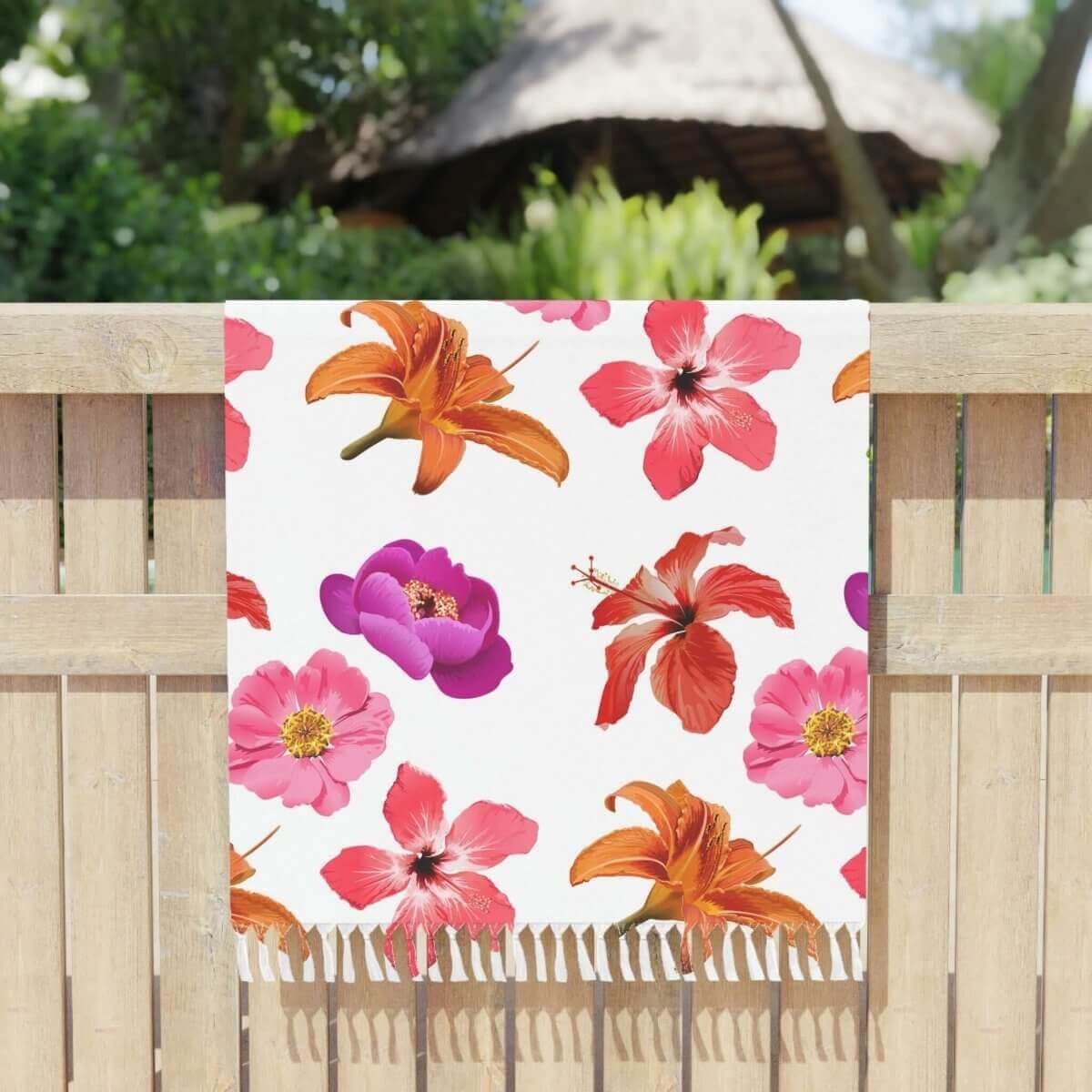 Our Boho Beach Cloth - Hibiscus - Hearth Home & Living