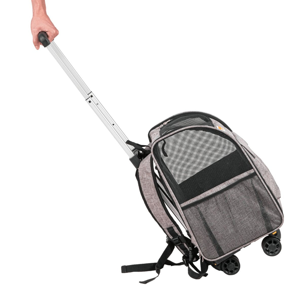 Pet Carrier with Wheels, Rolling Pet Carrier with Telescopic Handle - Hearth Home & Living