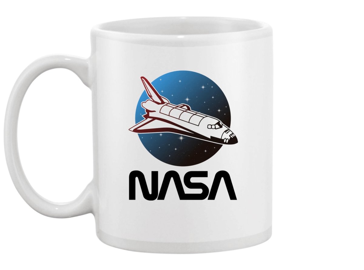 Space Ship NASA Ceramic Mug - White - Hearth Home & Living