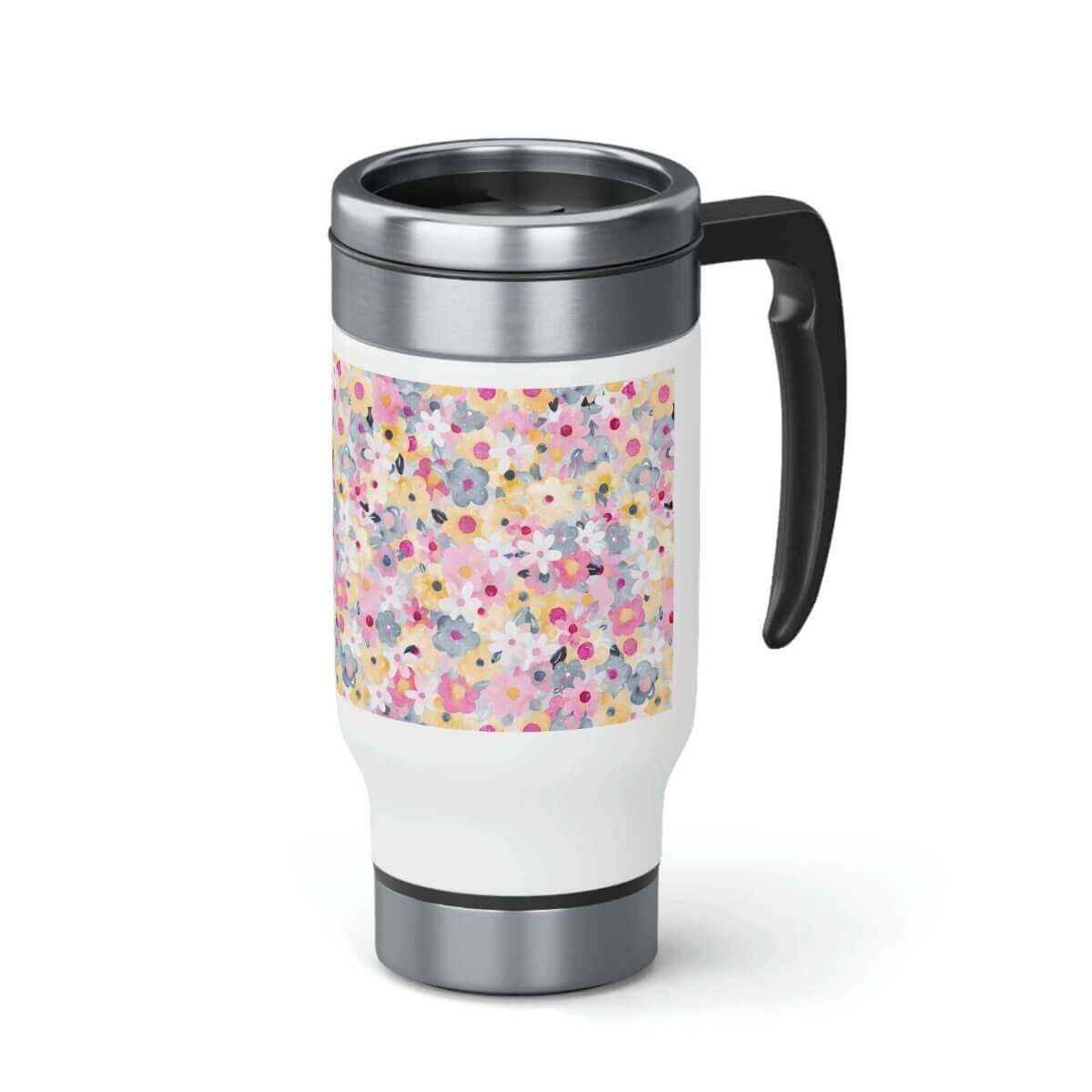 Stainless Steel Tumbler with Handle, 14oz - Hearth Home & Living