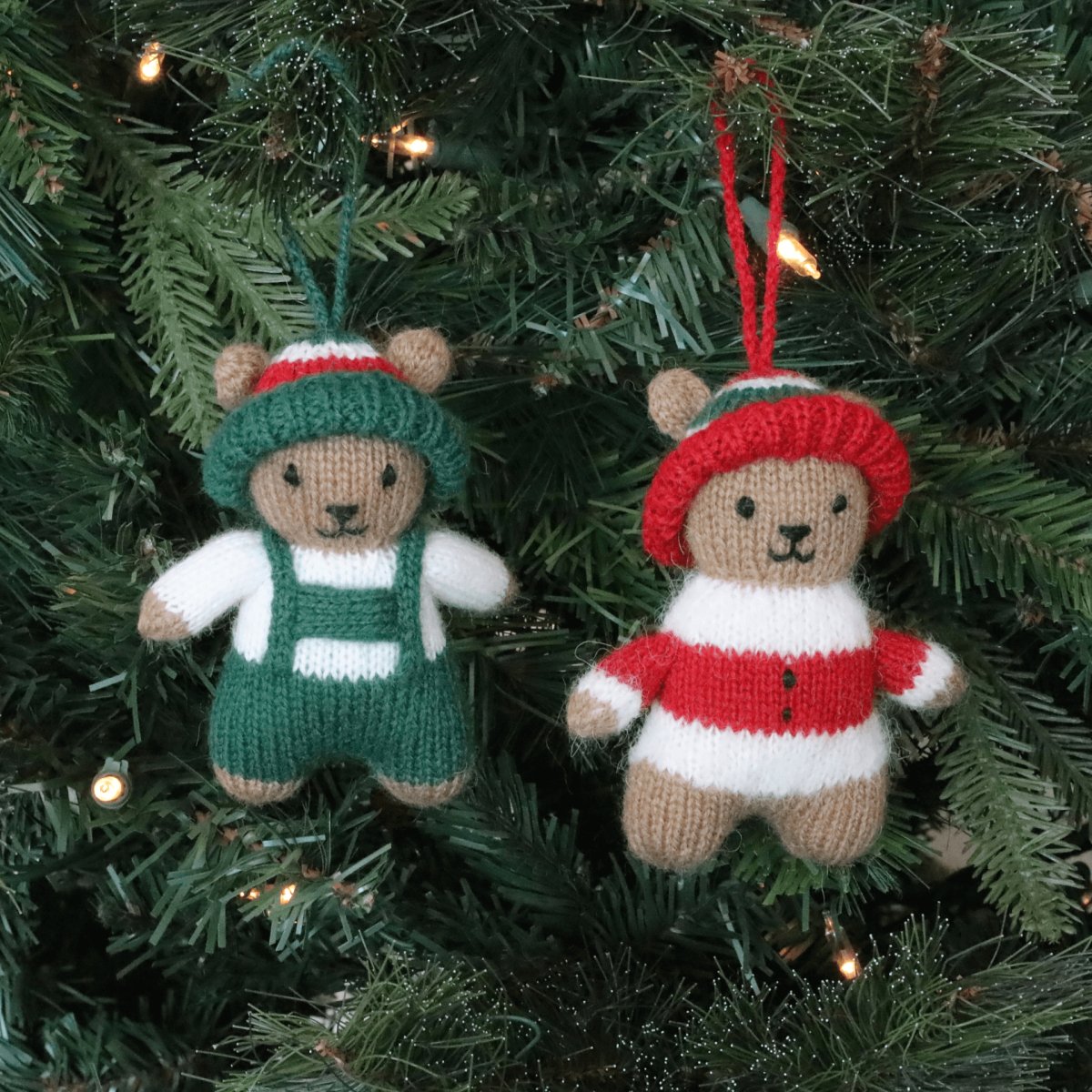 Swiss Christmas Bears Ornaments, set of 2 | Hearth Home & Living - Hearth Home & Living