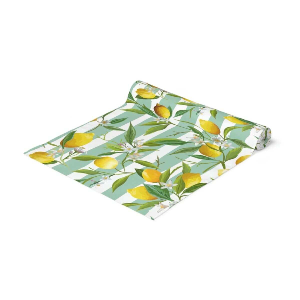 Table Runner 90" x 16" - Lemons - Hearth Home & Living