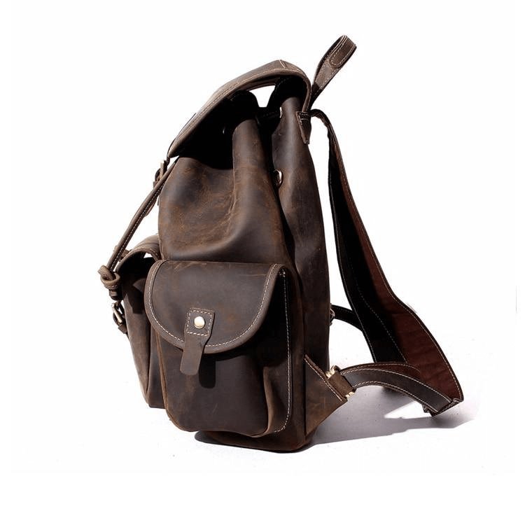 The Asmund Backpack | Genuine Leather Rucksack - Hearth Home & Living