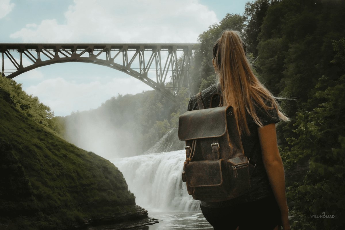 The Hagen Backpack | Vintage Leather Backpack - Hearth Home & Living