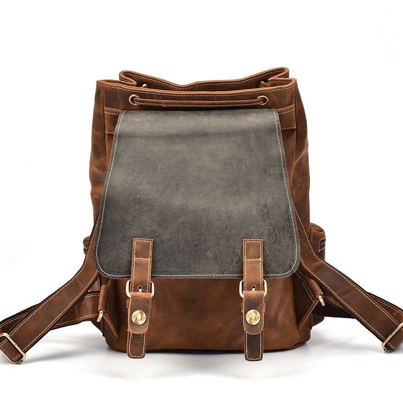 The Hagen Backpack | Vintage Leather Backpack - Hearth Home & Living