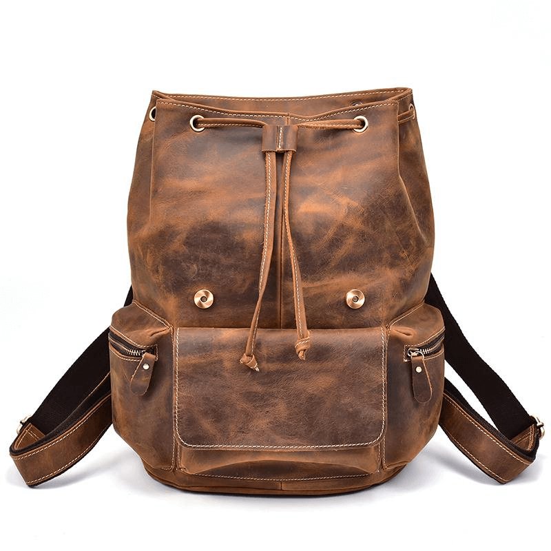 The Hagen Backpack | Vintage Leather Backpack - Hearth Home & Living