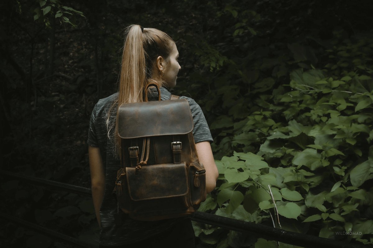 The Hagen Backpack | Vintage Leather Backpack - Hearth Home & Living