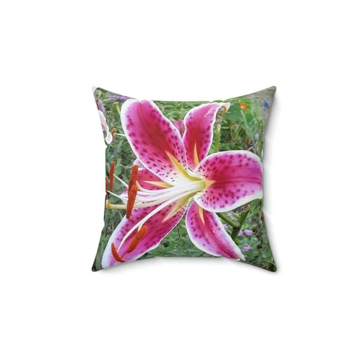 Tiger Lily Accent Pillow - 14"x14" Square - Hearth Home & Living