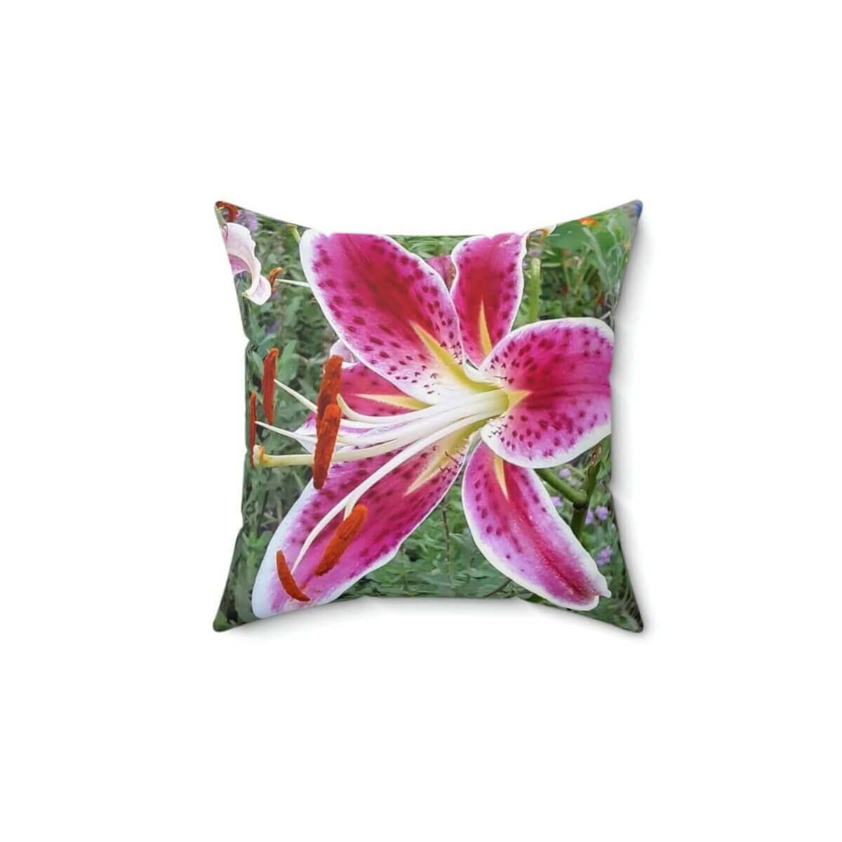 Tiger Lily Accent Pillow - 14"x14" Square - Hearth Home & Living