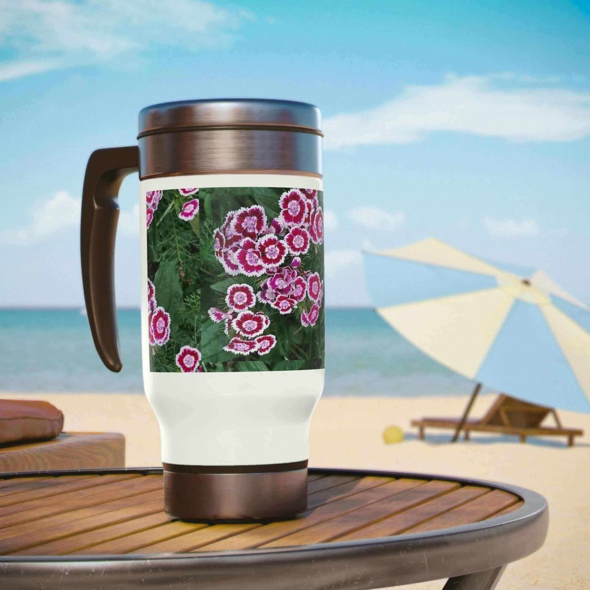 Travel Mug with Handle, 14oz - Hearth Home & Living