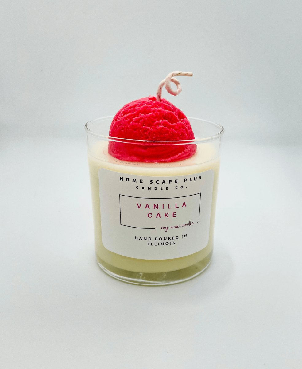 Vanilla Cake Candle - Ice Cream Scoop - Hearth Home & Living