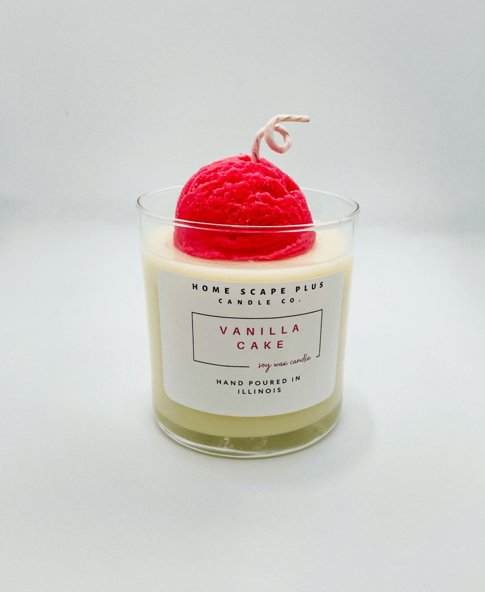 Vanilla Cake Candle - Ice Cream Scoop - Hearth Home & Living