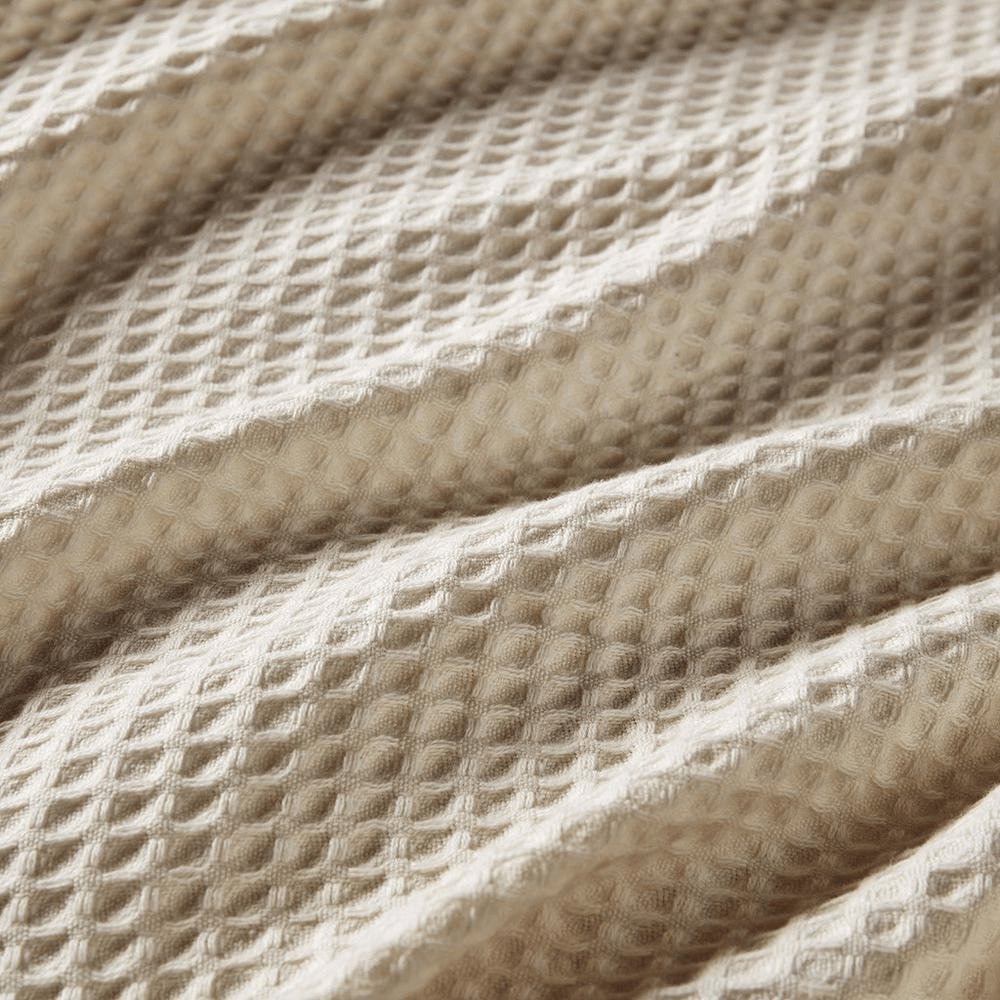 Waffle Weave 100% Cotton Blanket, 108x90 - Khaki - Hearth Home & Living