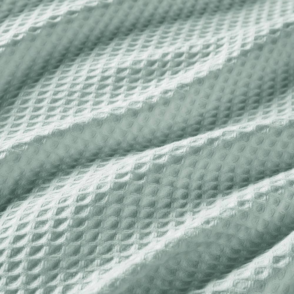 Waffle Weave 100% Cotton Blanket - King 108x90 - Aqua - Hearth Home & Living