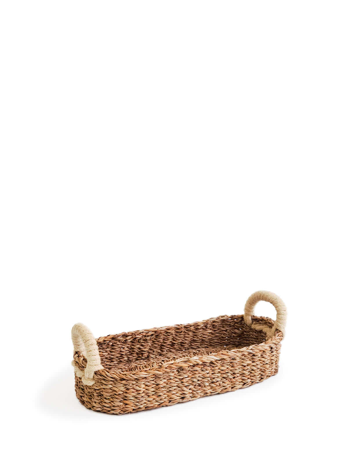 Savar Bread Basket with White Handle-7
