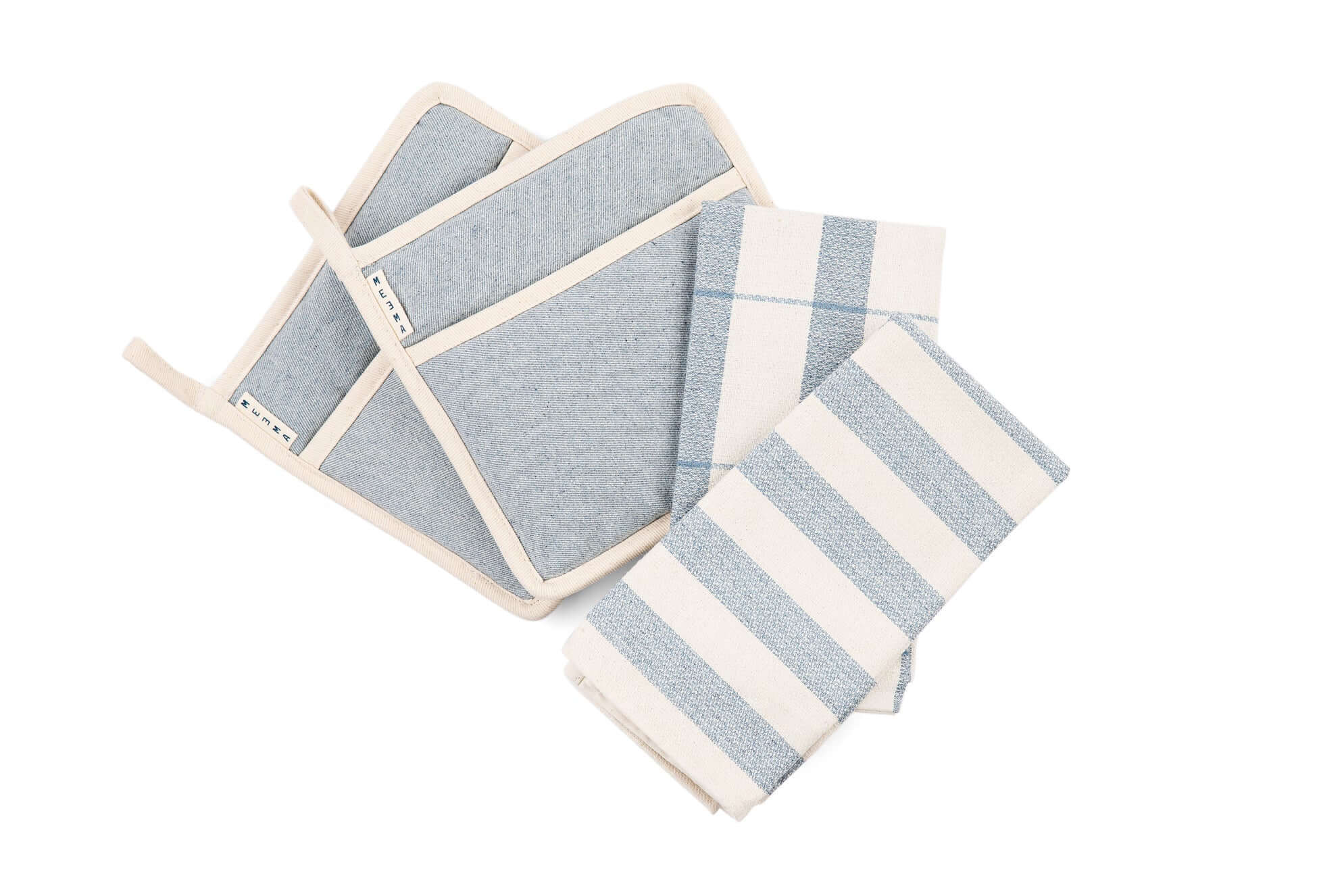 Dish Towels with Pot Holder Set-4