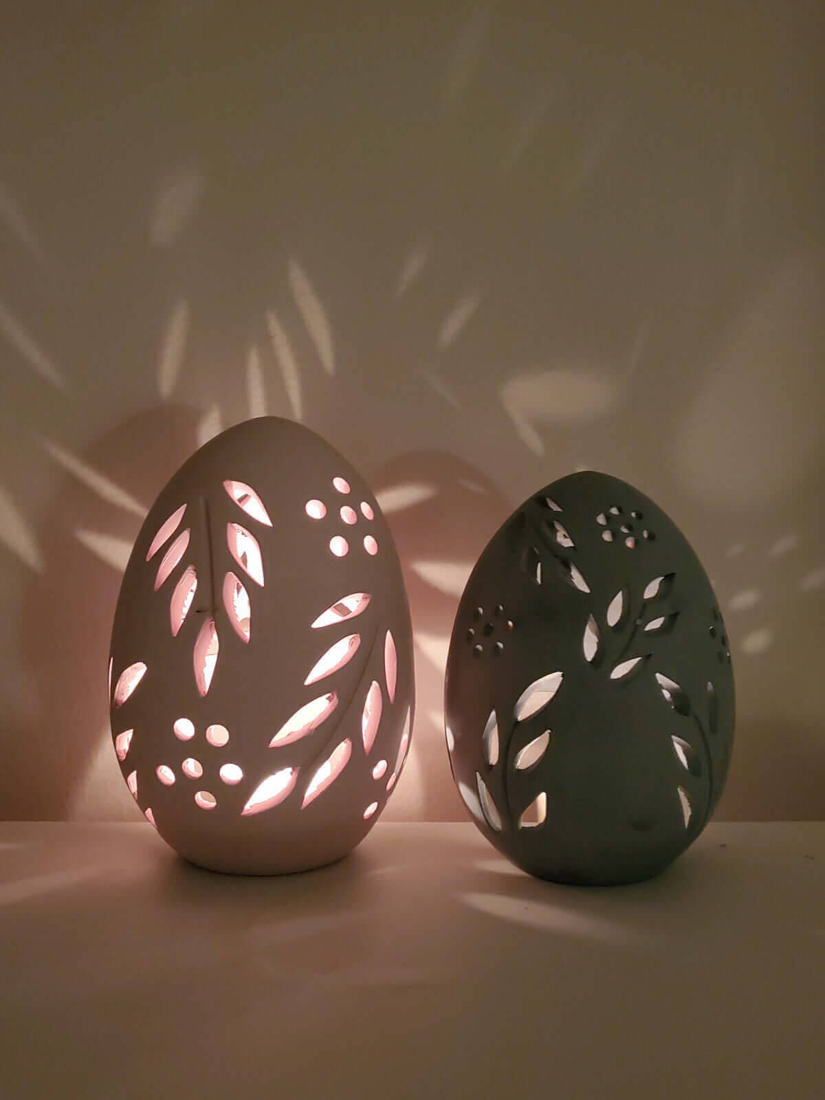 Terracotta Egg Lantern - Set of 2-5