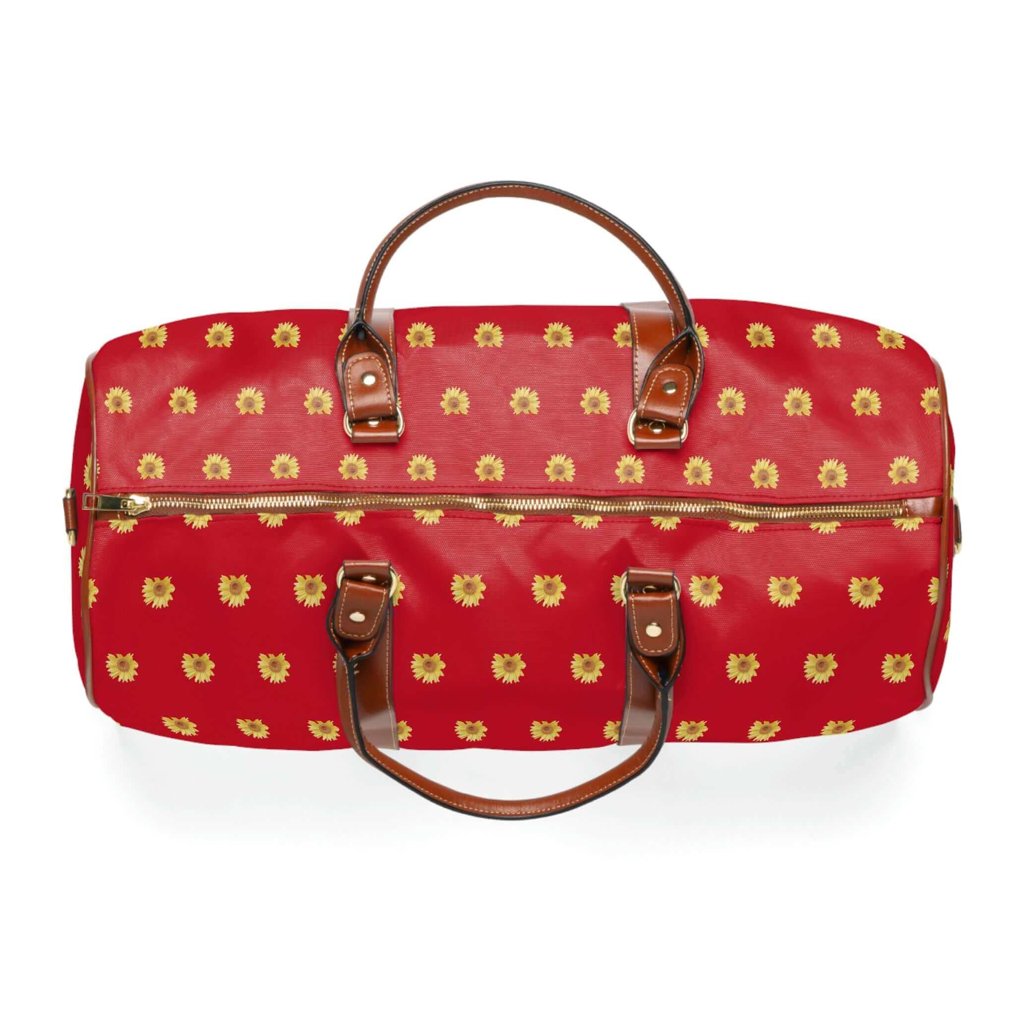 Sunny Design Red Waterproof Travel Bag