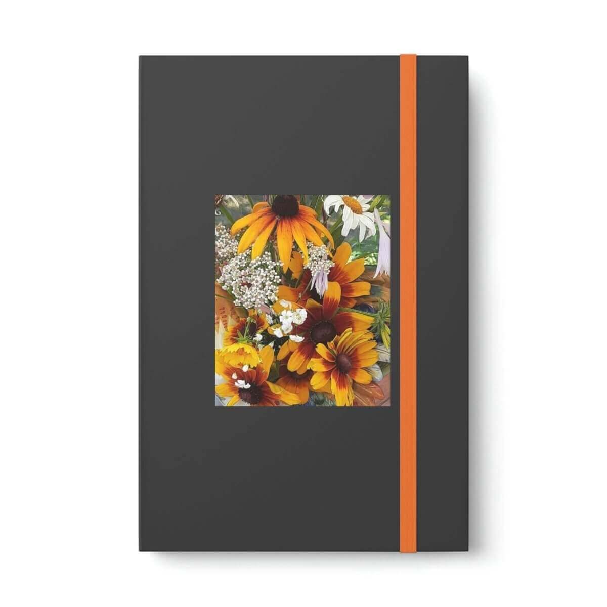 Color Contrast Notebook - Ruled - Bouquet Design - Hearth Home & Living