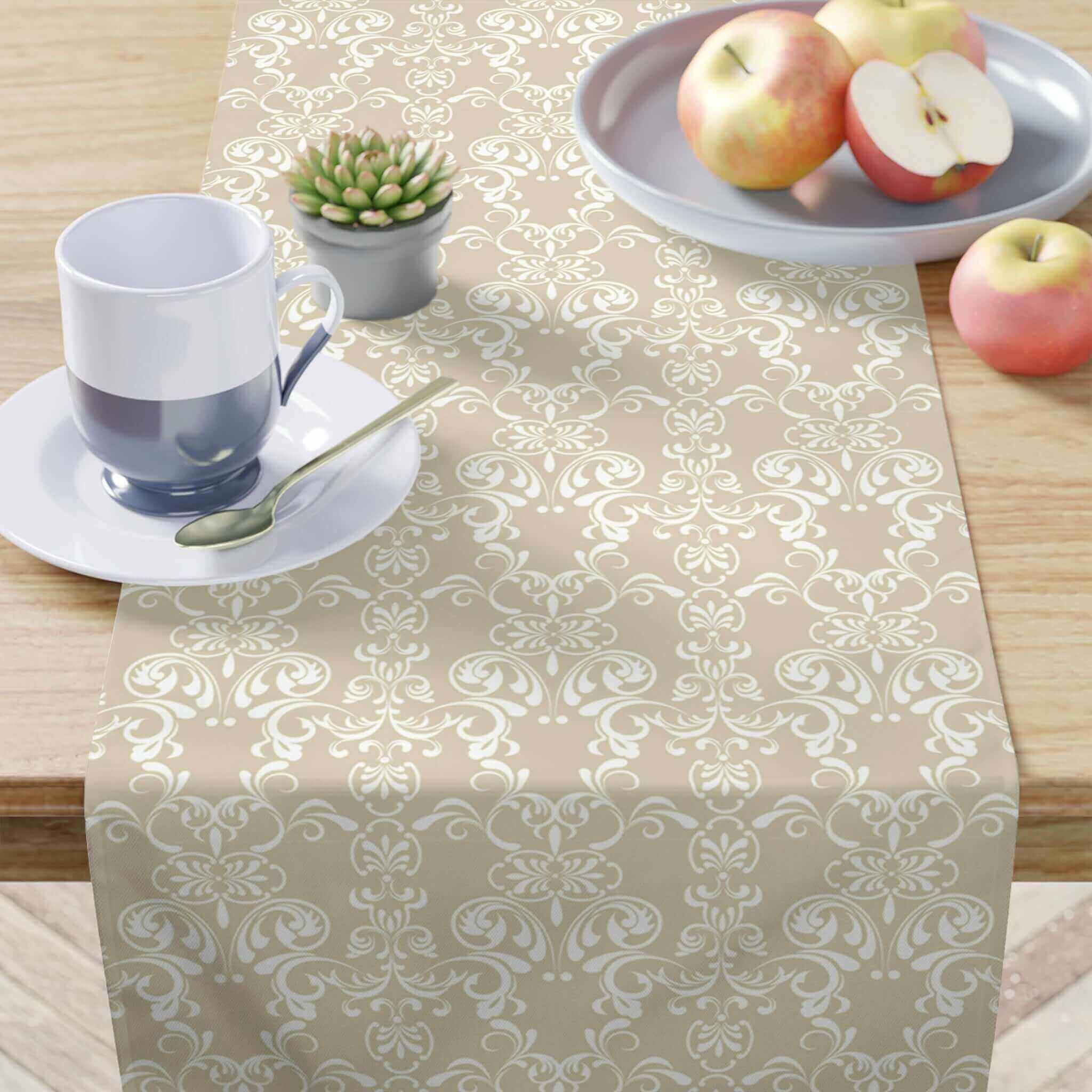 Floral Pattern Table Runner - Hearth Home & Living