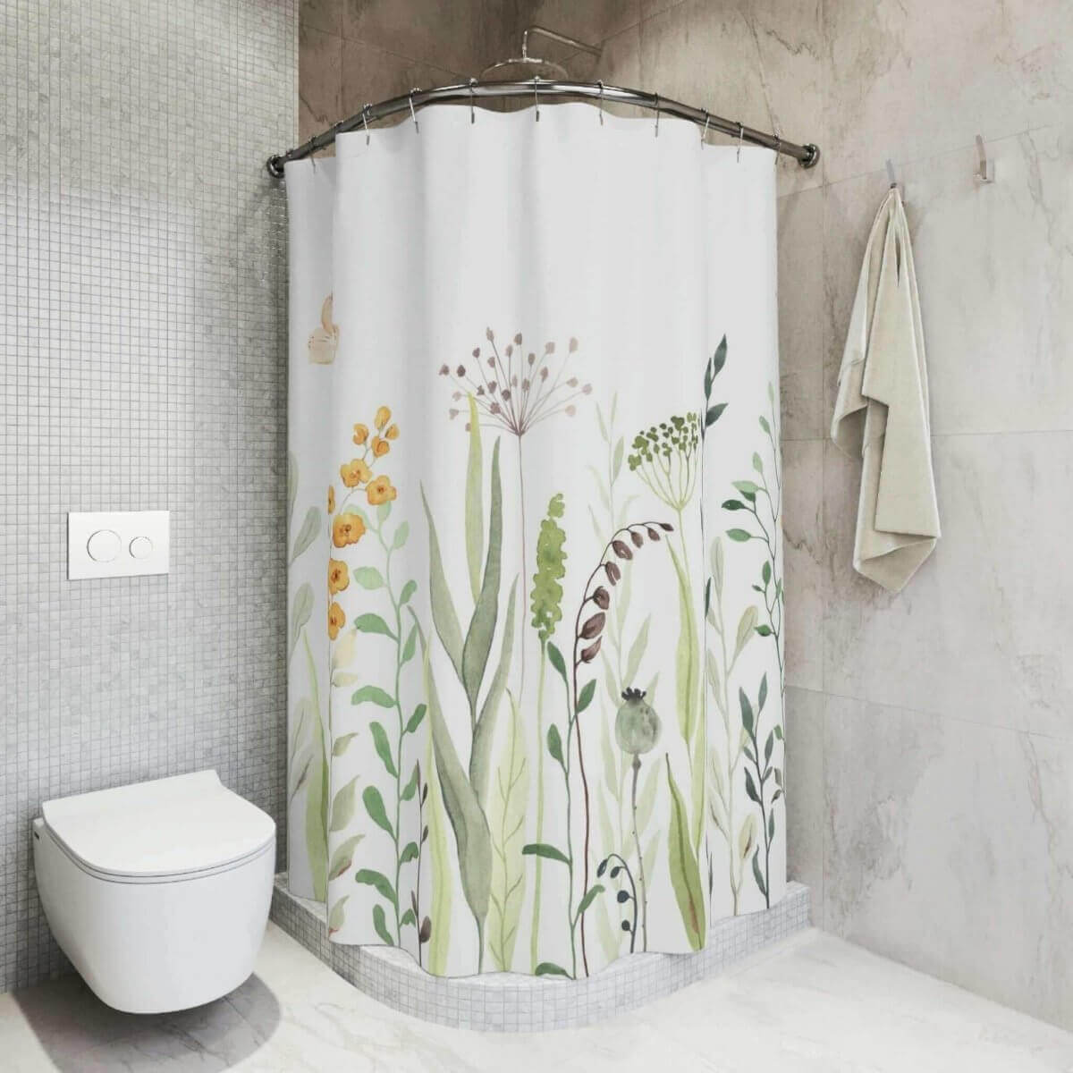 Floral Shower Curtain - Hearth Home & Living