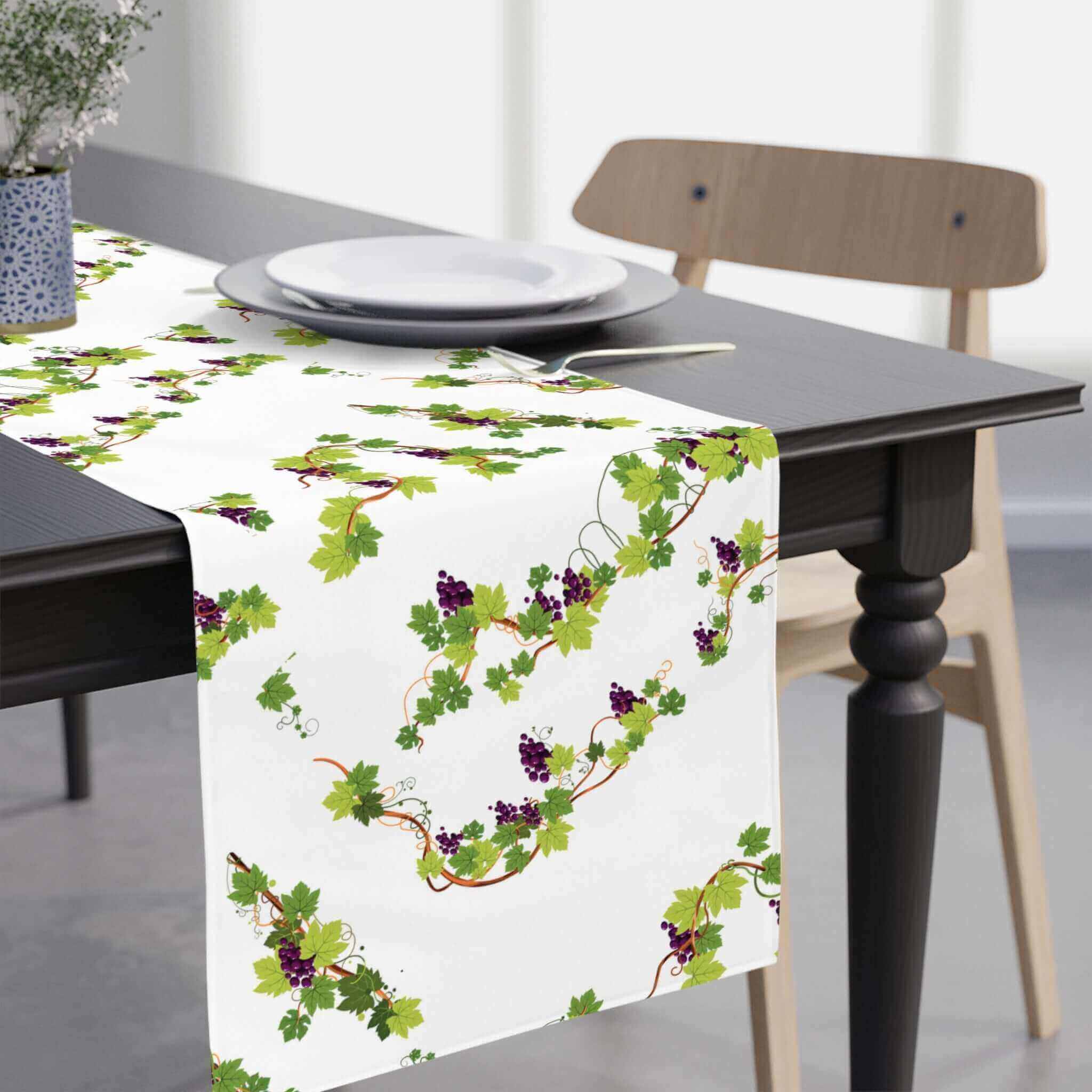 Grapevine Table Runner (1Pc., 90"x 60") - Hearth Home & Living