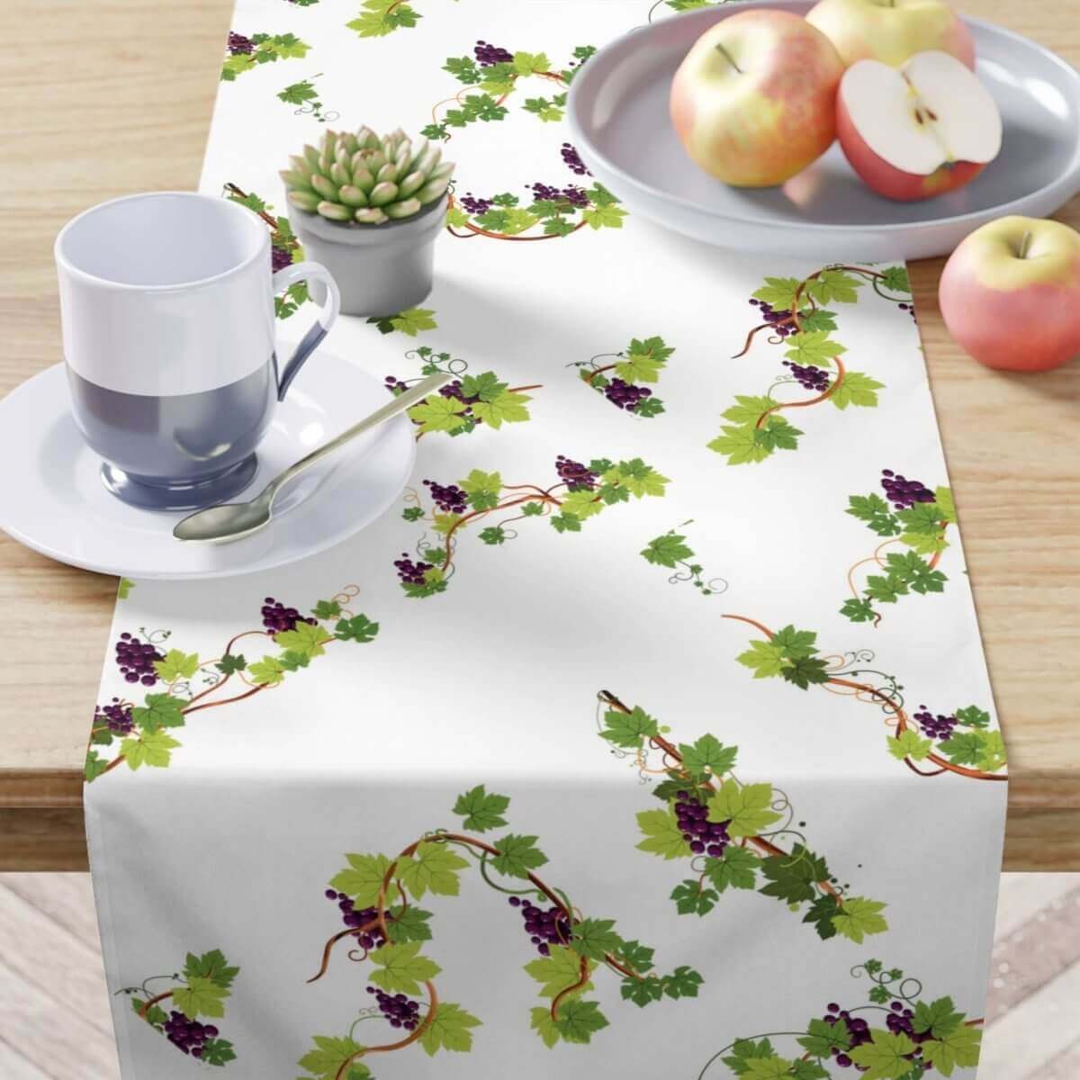 Grapevine Table Runner (1Pc., 90"x 60") - Hearth Home & Living
