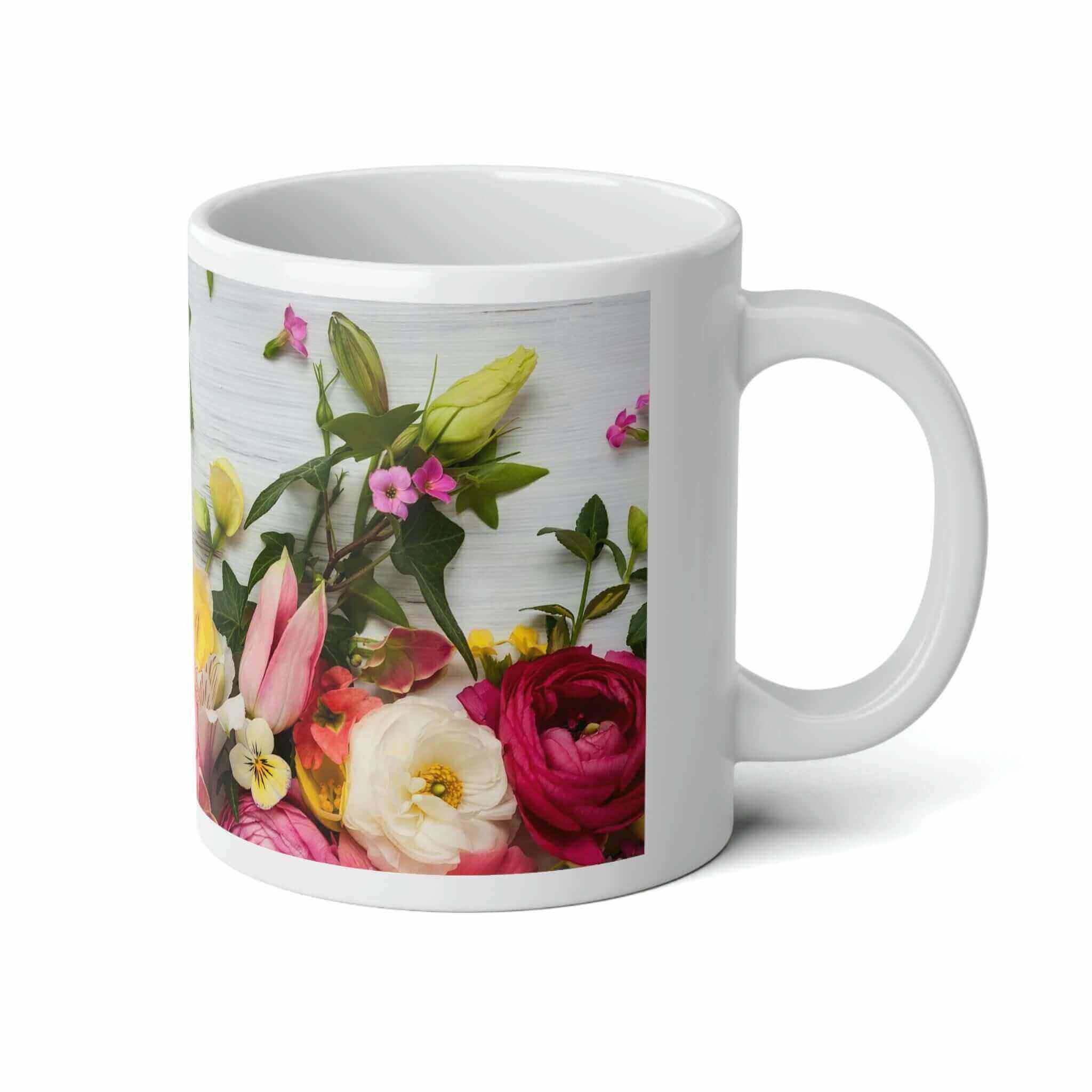 Jumbo Floral Mug, 20oz - Hearth Home & Living
